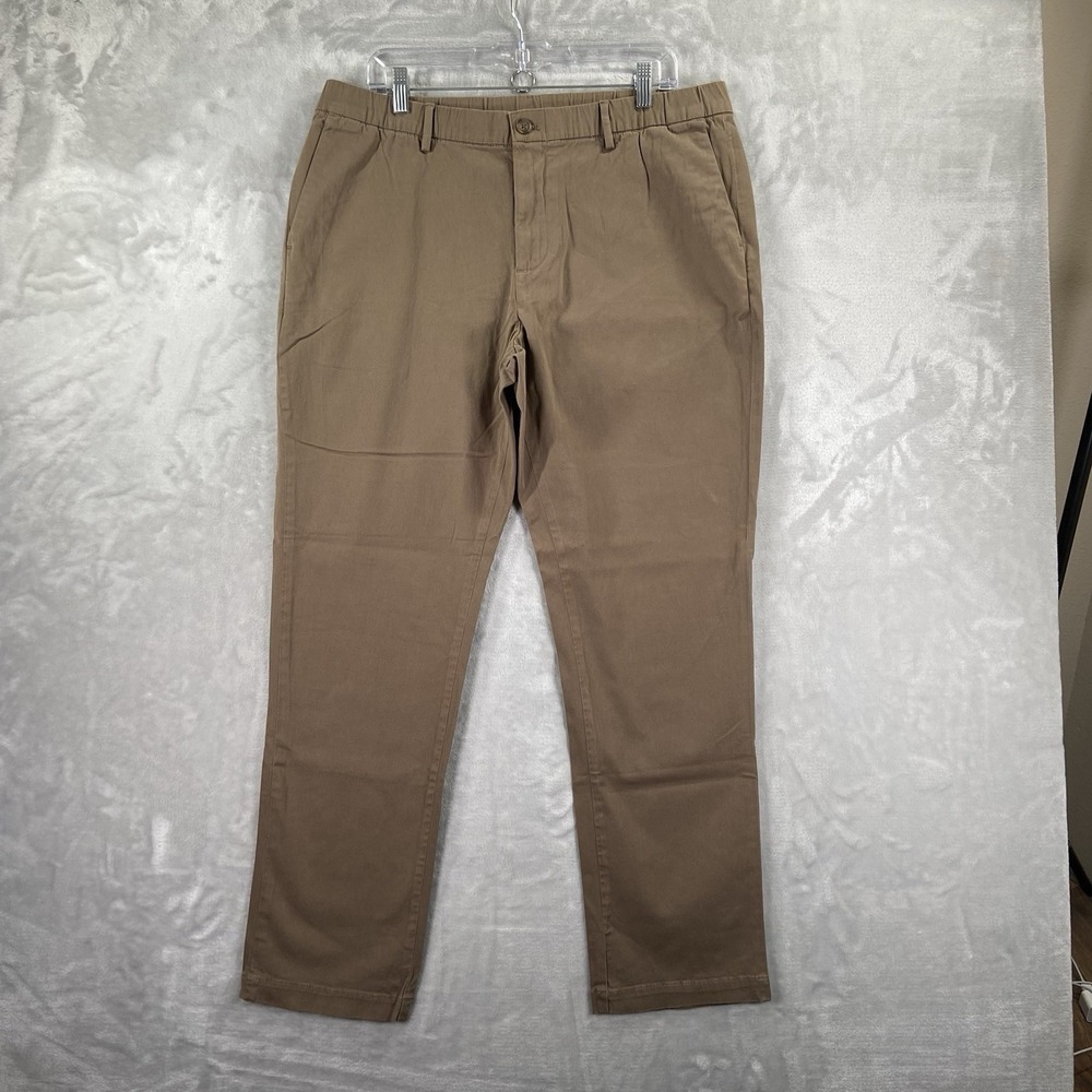 Bear Bottom Pants Mens XL 36x29 Chino Cotton Stretch Brown Tapered Fit Outdoor